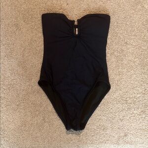 J. Crew strapless one piece swim